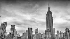 纽约城市6月城市建筑摩天大楼