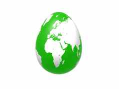 蛋世界绿色欧洲非洲亚洲