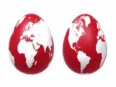 鸡蛋世界红色的