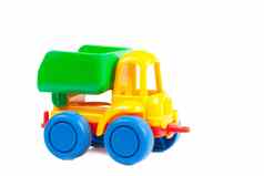色彩斑斓的玩具卡车