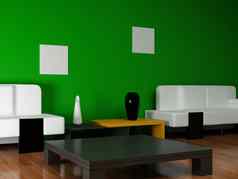 家具绿色房间