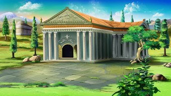 古老的寺庙希腊