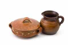 粘土锅陶瓷花瓶