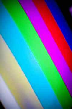 电视彩虹颜色酒吧屏幕