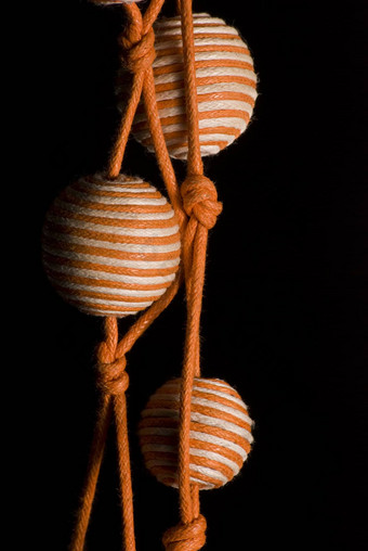 橙色珍珠<strong>项链</strong>