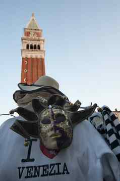 马克的广场狂欢节面具威尼斯意大利
