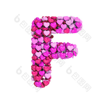 情人节信大写字母的粉红色的<strong>心字体</strong>。爱激情婚礼概念