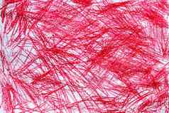 孩子艺术作品红色的铅笔图纸背景