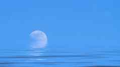 月亮蓝色的宽海