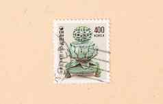 韩国约邮票印刷韩国显示国家