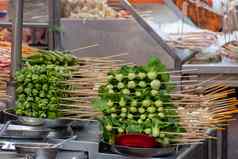 蔬菜棒街食物市场(泥马来西亚
