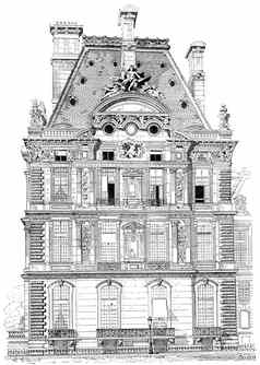 展馆植物区系Tuileries宫古董雕刻