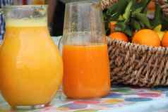 橙色柠檬葡萄柚橘子果汁