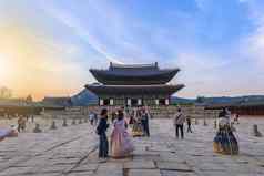 金井亭宝座大厅Gyeongbokgung宫