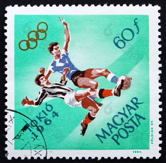 邮资邮票匈牙利足球足球奥运体育托克