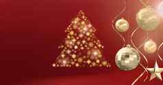 圣诞节小玩意装饰雪花圣诞节树模式形状发光的