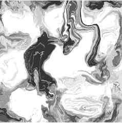 黑色的白色漩涡玛瑙液体漩涡大理石纹理