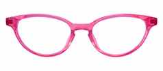 复古的粉红色的猫眼睛眼镜