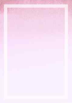 油漆刷梯度粉红色的空白纸背景边境