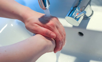 清洁洗手肥皂预防爆发冠状病毒新冠病毒