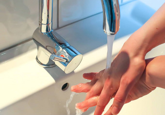 清洁洗手肥皂预防爆发冠状病毒新冠病毒