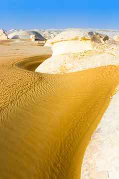 白色沙漠法拉夫拉撒哈拉沙漠埃及非洲