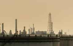 空气污染石油石油炼油厂植物坏空气质量