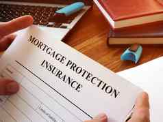 抵押贷款保护保险mpi应用程序形式签署