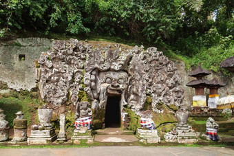 果阿大象洞穴普拉果阿大象寺庙大象洞穴寺庙乌布巴厘岛岛印尼