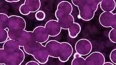 紫色的发光发光的细胞无缝的背景纹理