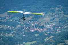 悬挂式滑翔机圣hilairetouvet伊泽尔法国