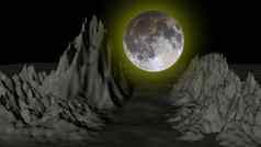 月亮山表面元素图像有家具的美国国家航空航天局