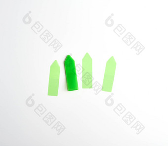 塑料绿色Velcro是一个粘扣带或魔术贴品牌的商<strong>标</strong>。Velcro?是Velcro BVBA的注册商<strong>标</strong>书签纸白色背景