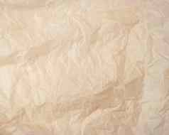 皱巴巴的棕色（的）烘焙羊皮纸纸完整的框架