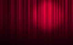 红色的阶段剧院窗帘背景关注的焦点