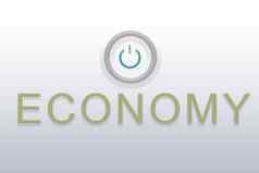 概念开放重新启动经济经济活动显示开始按钮
