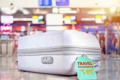 旅行袋机场旅行保险标签手提箱