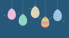 复活节鸡蛋背景装饰