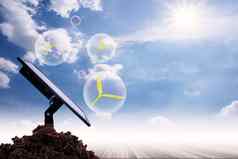 太阳能细胞节能技术能源太阳的
