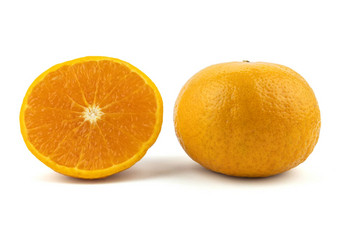 新鲜的肚<strong>脐橙</strong>子孤立的白色背景保存剪辑