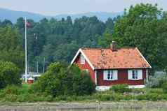小红色的房子挪威
