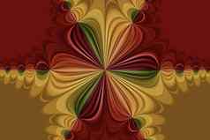 五彩缤纷的弯曲的行花效果摘要装饰背景无缝的模式