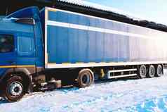 大卡车预告片马车货物运输容器卡车
