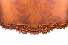元素雕刻古董家具摘要棕色（的）木背景
