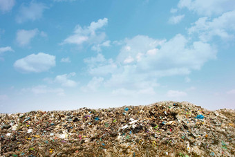 污染概念垃圾桩垃圾转储垃圾填埋场