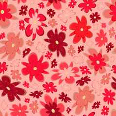 时尚的织物模式微型花夏天打印时尚设计图案分散随机优雅的模板时尚打印好时尚纺织织物礼物包装纸珊瑚粉红色的
