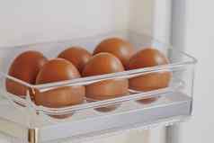 新鲜的鸡蛋冰箱乳制品产品