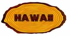 夏威夷日志标志