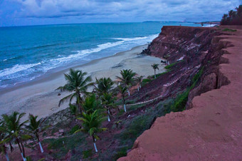 烟斗热带海滩视图故乡巴西南美国