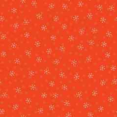 无缝的圣诞节模式涂鸦手随机画雪花包装纸礼物有趣的纺织织物打印设计装饰食物包装背景一年光栅复制珊瑚粉红色的